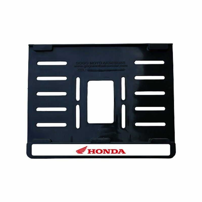 HONDA UYUMLU 2 PLASTİK (15x24 cm) KIRILMAZ PLAKALIK