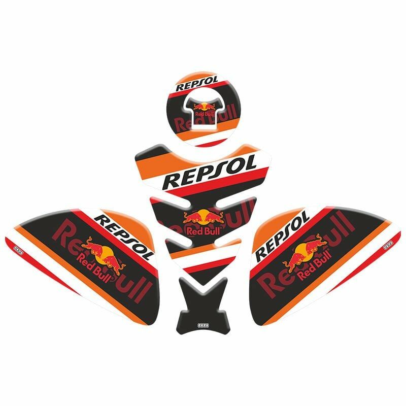 HONDA CBR 125cc-250cc 2005 - 2018 UYUMLU Tank Pad Set 001