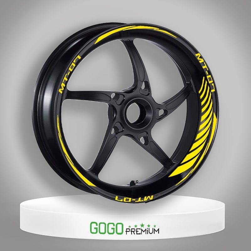 FLORASAN KIRMIZI YAMAHA MT-07 UYUMLU RACING 1 SET JANT ŞERİDİ