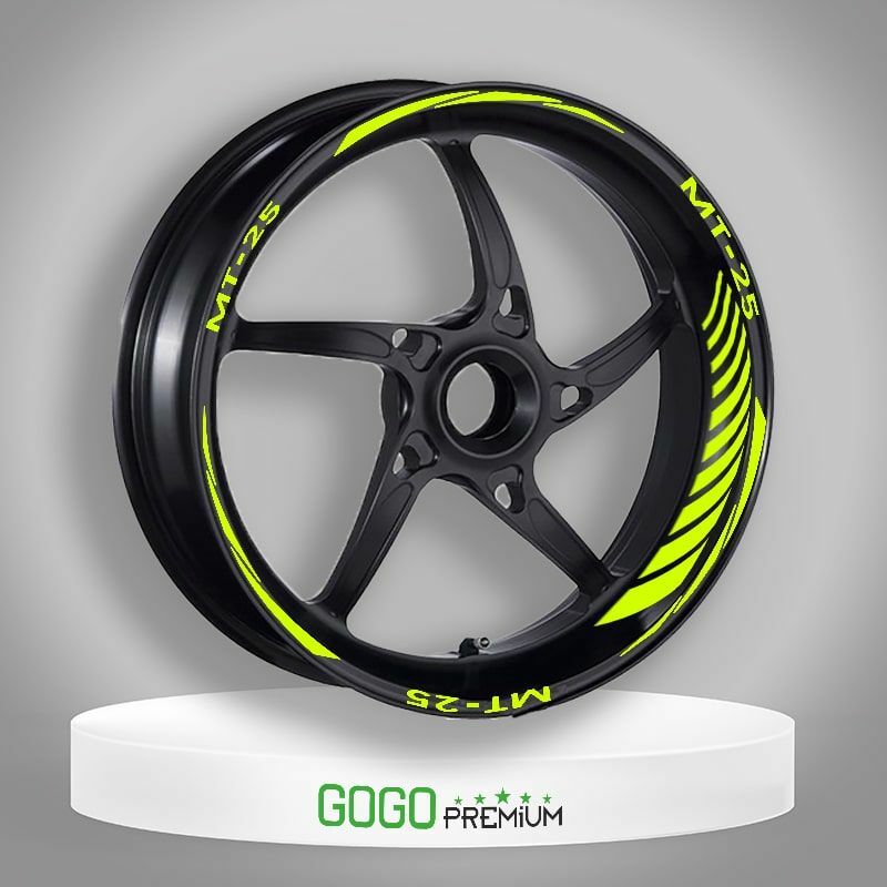 FLORASAN SARI YAMAHA MT-25 UYUMLU RACING 1 SET JANT ŞERİDİ