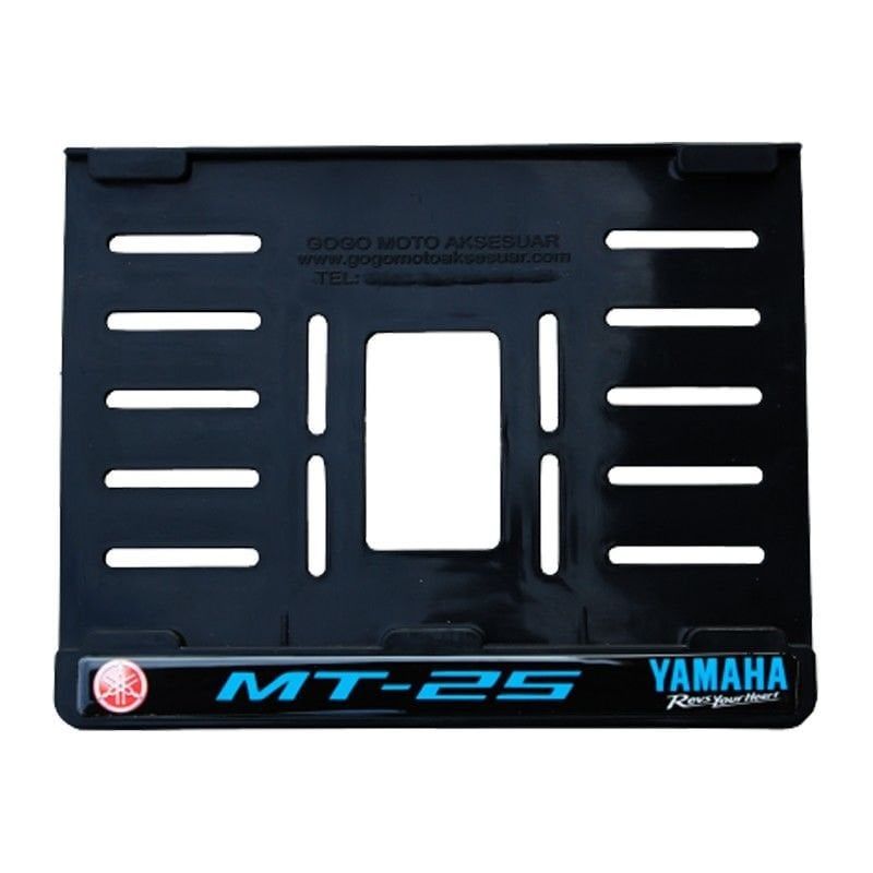 YAMAHA MT-25 UYUMLU 3 PLASTİK (15x24 cm) KIRILMAZ PLAKALIK