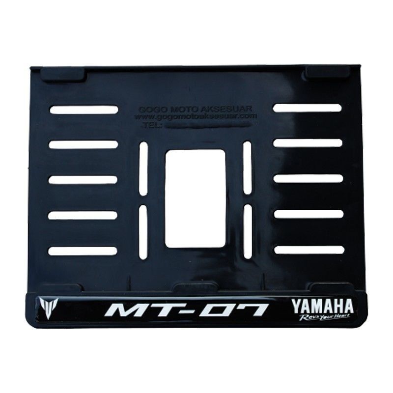 YAMAHA MT-07 UYUMLU 2 PLASTİK (15x24 cm) KIRILMAZ PLAKALIK