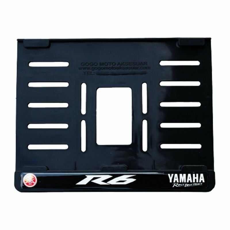 YAMAHA R6 UYUMLU 2 PLASTİK (15x24 cm) KIRILMAZ PLAKALIK