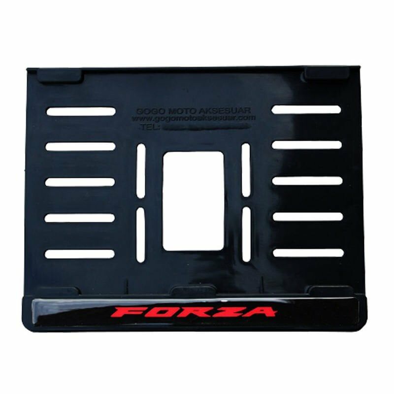 HONDA FORZA UYUMLU 3 PLASTİK (15x24 cm) KIRILMAZ PLAKALIK