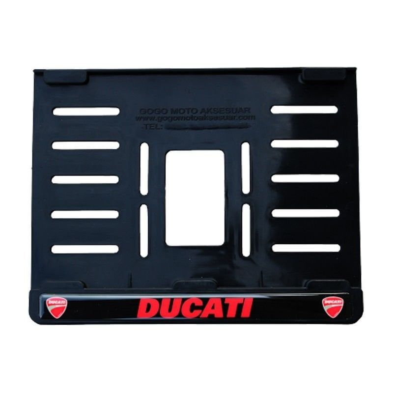 DUCATI UYUMLU PLASTİK (15x24 cm) KIRILMAZ PLAKALIK