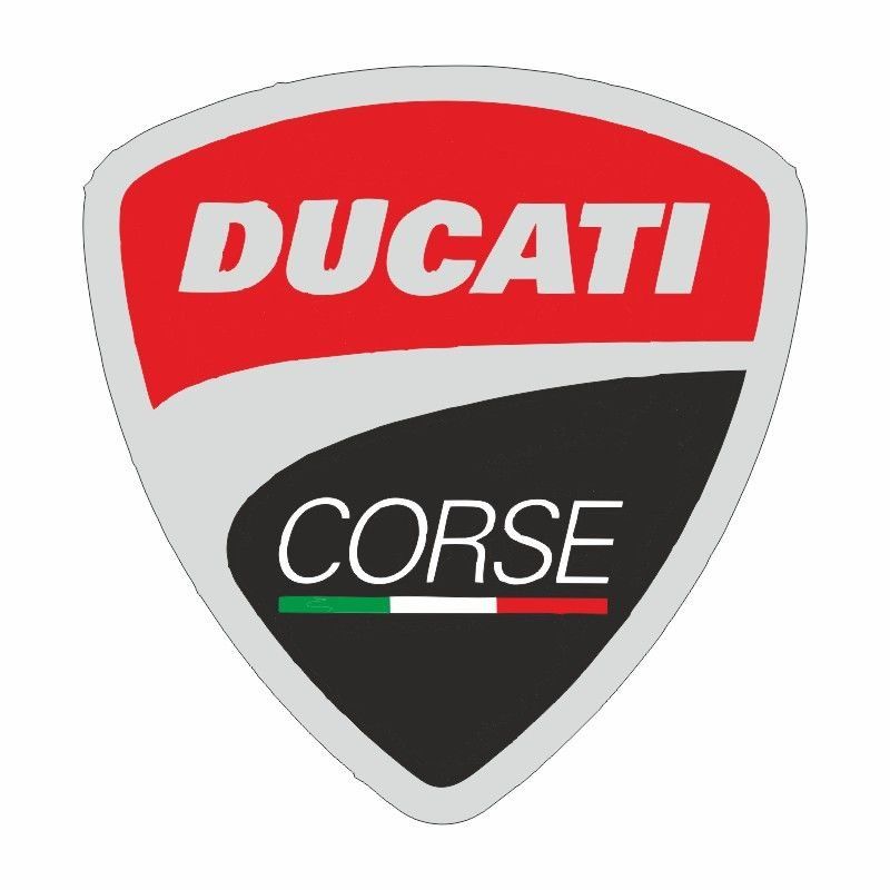 DUCATI CORSE UYUMLU LOGO DAMLA STICKER