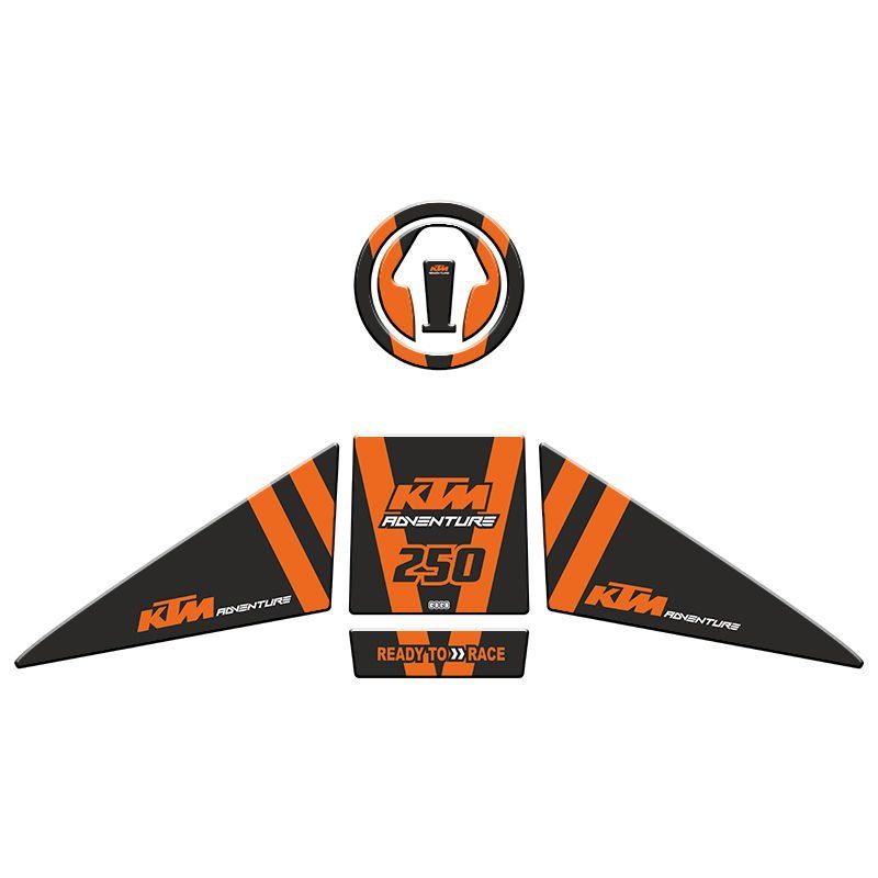 KTM 250 ADVENTURE 2019 - 2022 UYUMLU TANK PAD SET 003