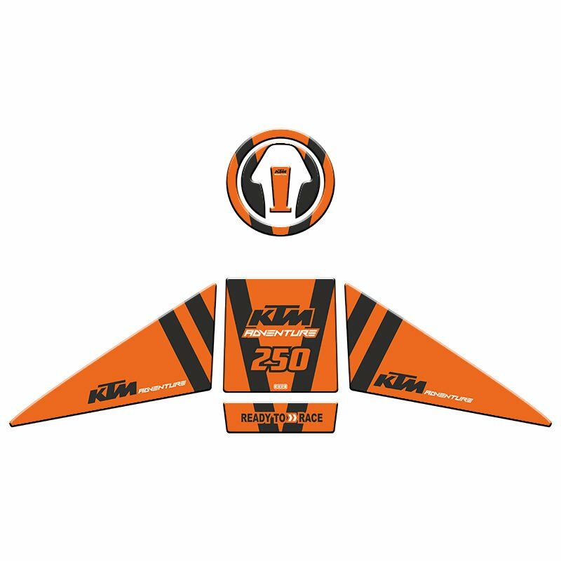 KTM 250 ADVENTURE 2019 - 2022 UYUMLU TANK PAD SET 004