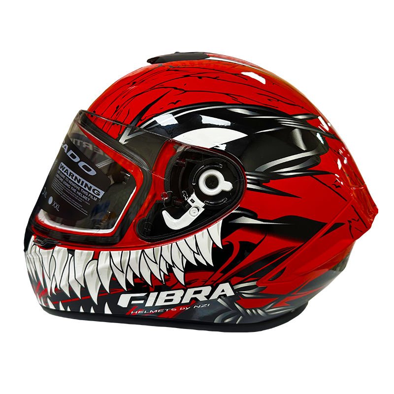 FİBRA FULL FACE KASK ŞEFFAF VİZÖR MODEL 3