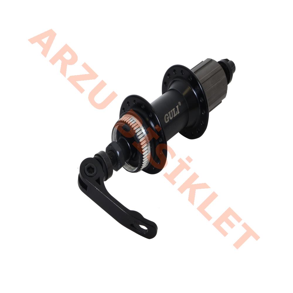 MTB ARKA HAZNE BİLYALI 32 DELİK ALÜMİNYUM B57 [SİYAH] [MANDALLI-CENTER LOCK-KASET RUBLE UYUMLU]