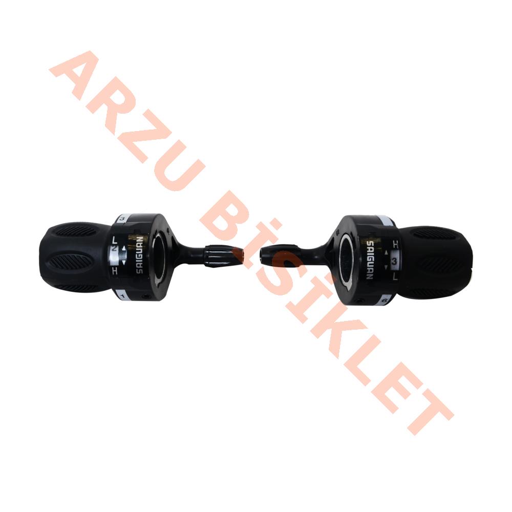 GRIP SHIFT VİTES KOLU 7 ' Lİ NO-INDEX KDSG-09 [SET- TEKLİ AMBALAJ] GRİ SAIGUAN