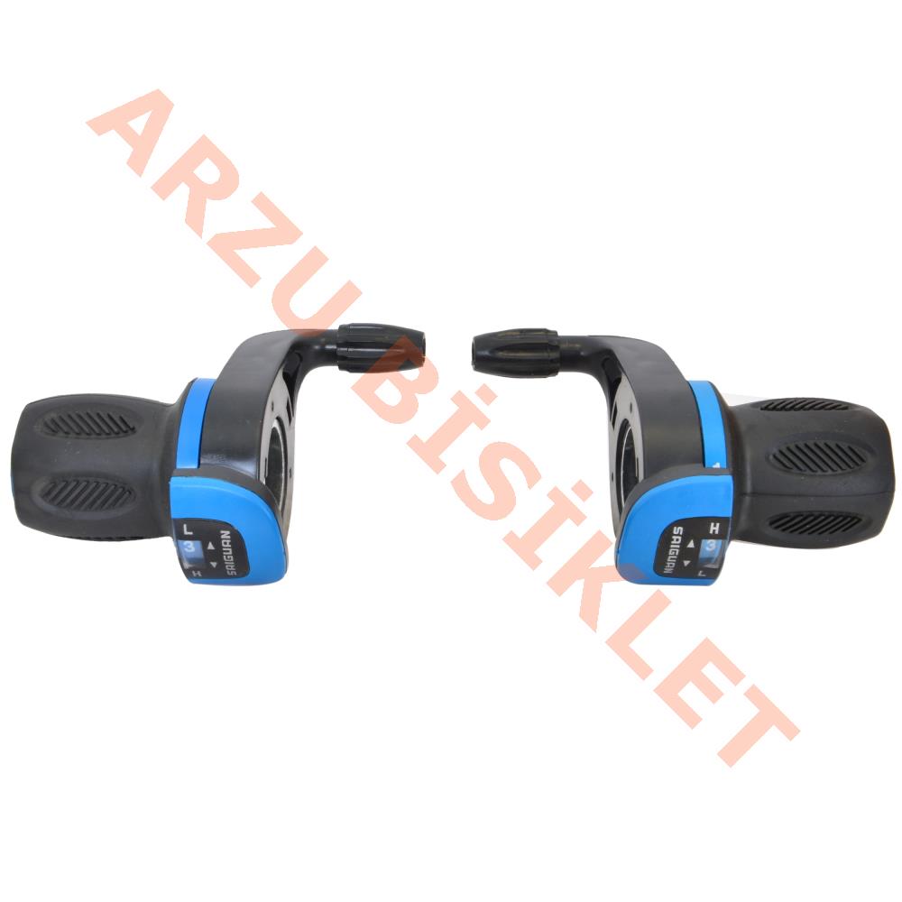 GRIP SHIFT VİTES KOLU 7 ' Lİ NO-INDEX KDSG-08 [SET- TEKLİ AMBALAJ] - MAVİ - SAIGUAN