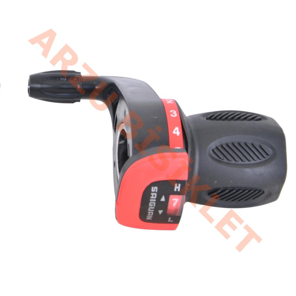 GRIP SHIFT SAĞ TARAF VİTES KOLU 7 ' Lİ NO-INDEX KDSG-08 [SET-TEKLİ AMBALAJ]-KIRMIZI SAIGUAN