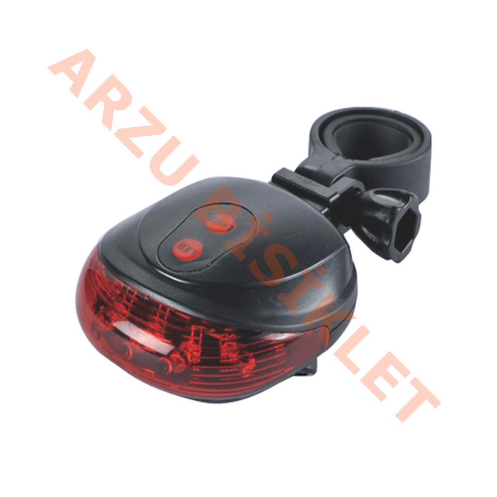 ARKA STOP LAZER 5 LED Lİ - 3 FONKSİYONLU [PİL DAHİL] JY-1L