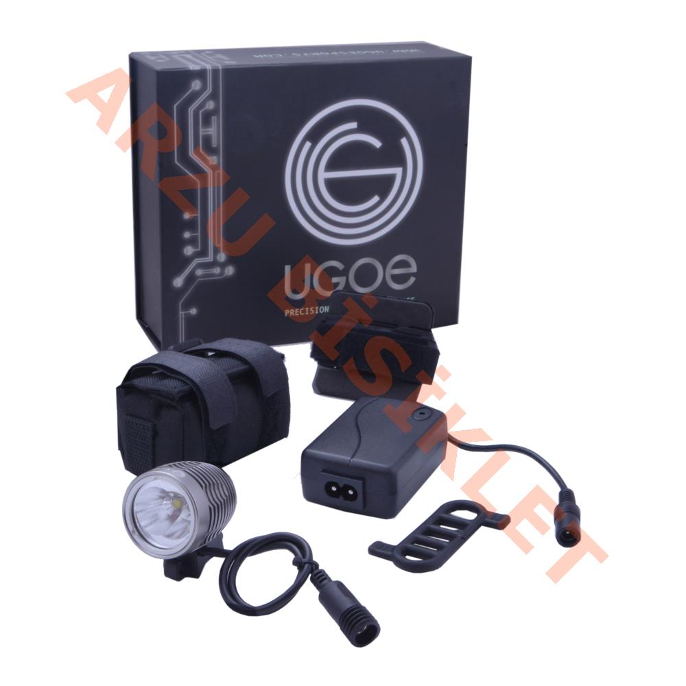 ÖN FAR ALM. 2 CREE LED - KASK UYUMLU 2000 LUMEN ŞARJLI-NB34-00 UGOE