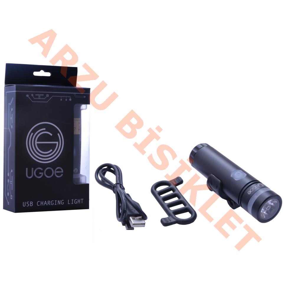 ÖN FAR - 500 LUMEN-USB ŞARJLI-SU GEÇİRMEZ-NB11-06 UGOE