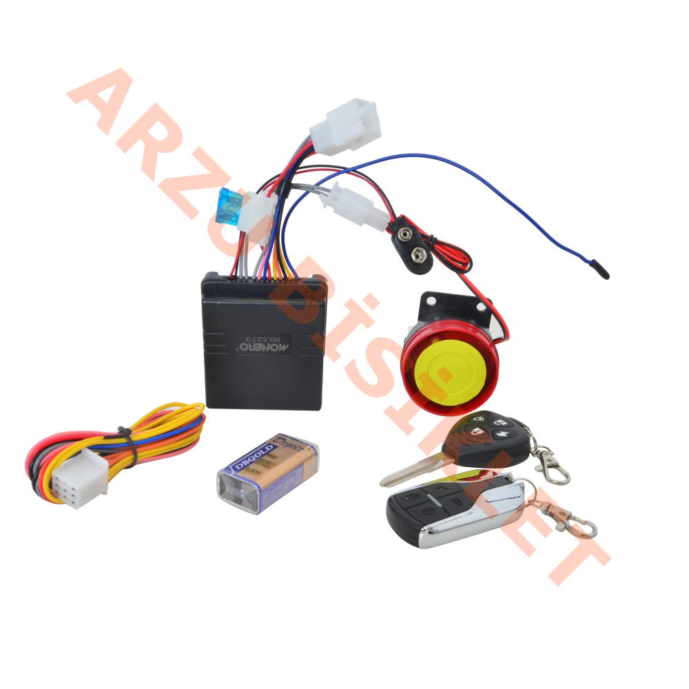 MOTOSİKLET ALARM SETİ [PİLLİ]