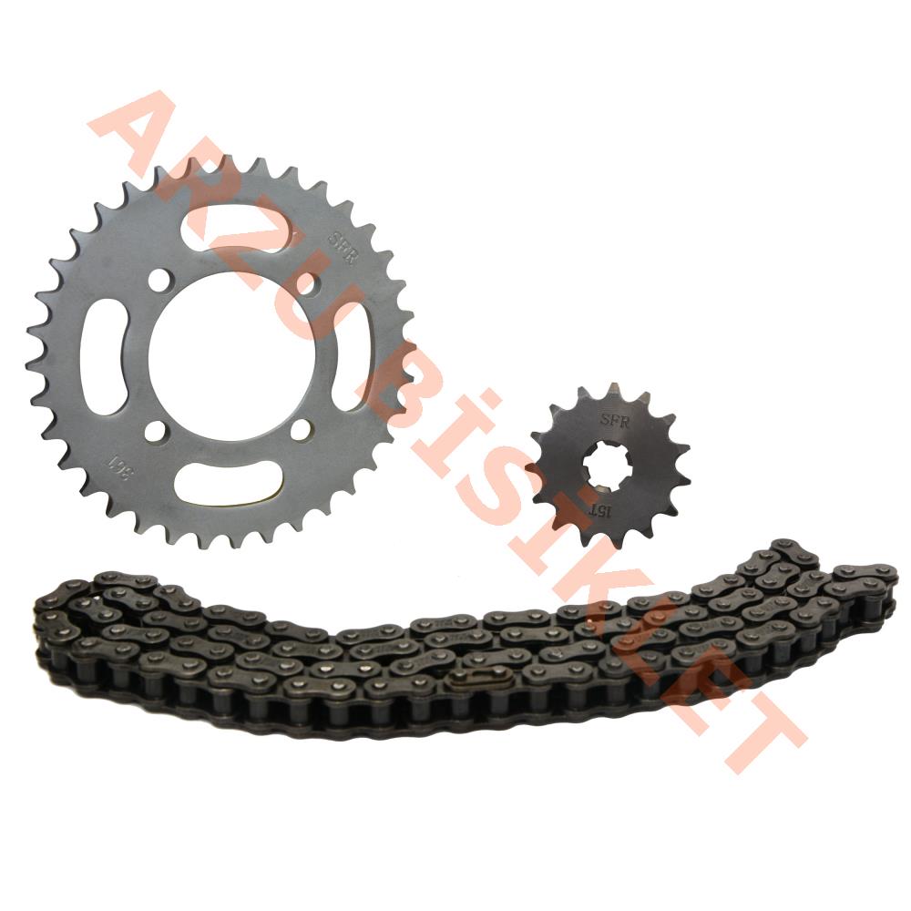 ZİNCİR DİŞLİ SET [15T/36T] [428H x 100L] YAMAHA CRYPTON - SFR