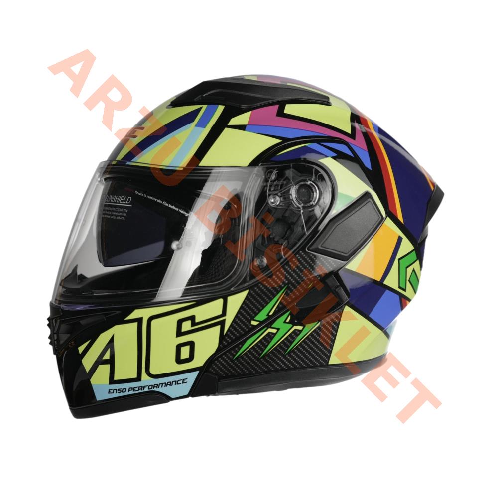 KC - ÇENE AÇILIR VİZÖRLÜ KASK [KC902] [ENSO 46] [L]