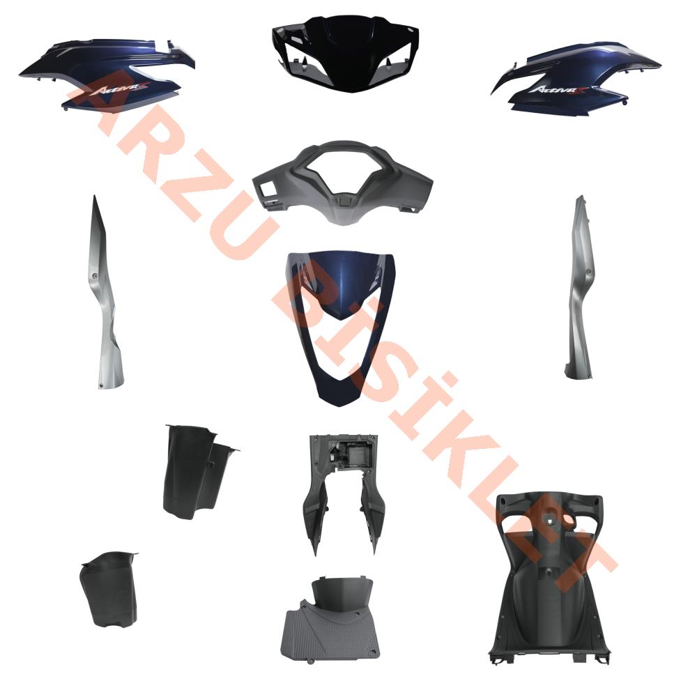 KAPORTA SET [MAVİ] [YENİ MODEL] HONDA ACTIVA S