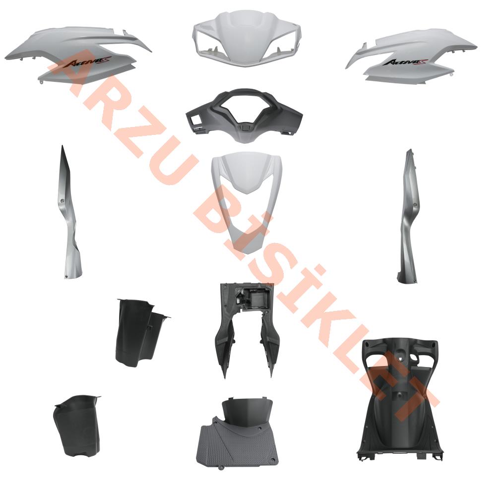 KAPORTA SET [BEYAZ] [YENİ MODEL] HONDA ACTIVA S