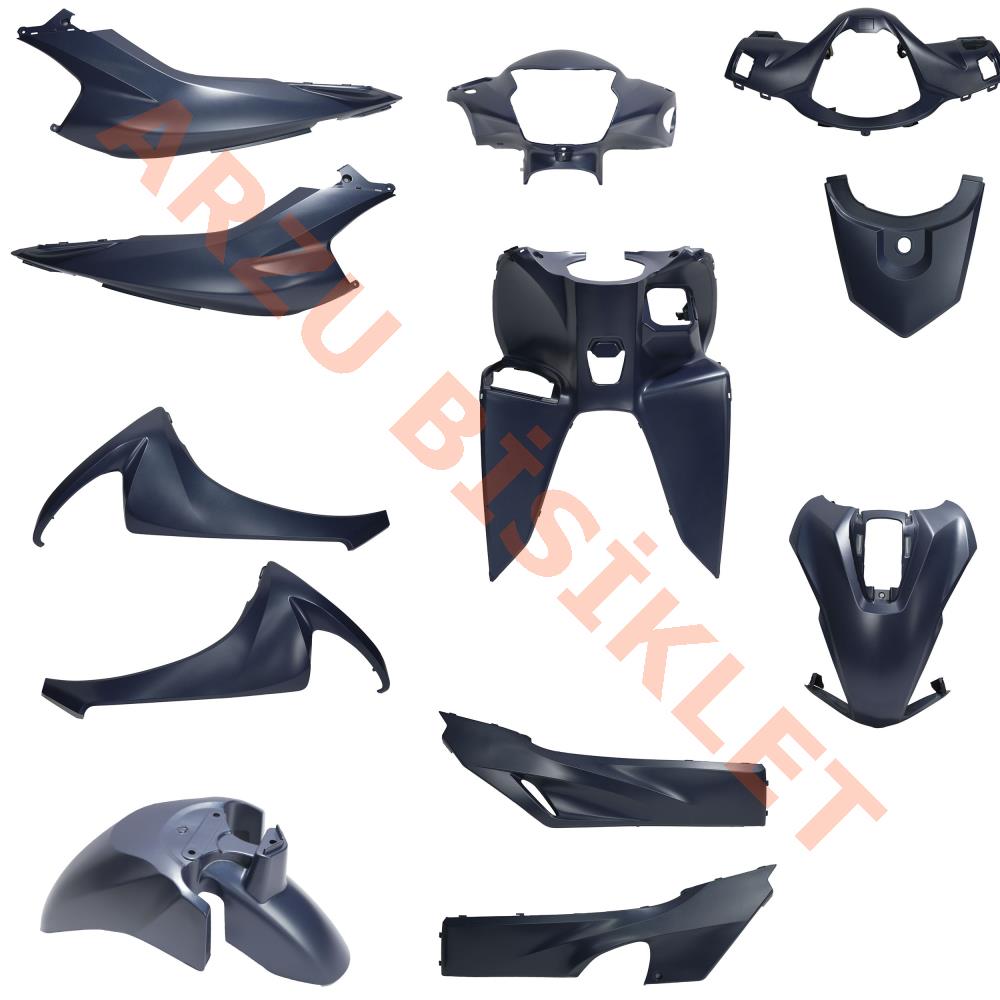 KAPORTA SET [MAT MAVİ] - HONDA DIO