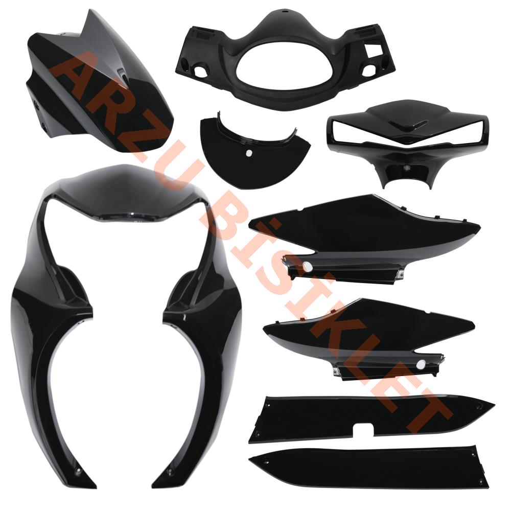 KAPORTA SET [BOYALI AKSAM] [SİYAH ] SPACE MAX