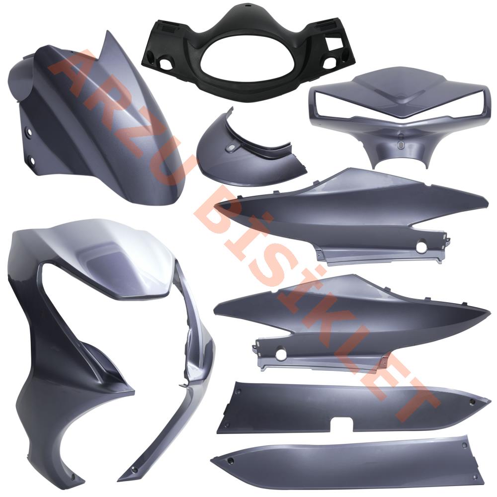 KAPORTA SET [BOYALI AKSAM] [GRİ]  SPACE MAX