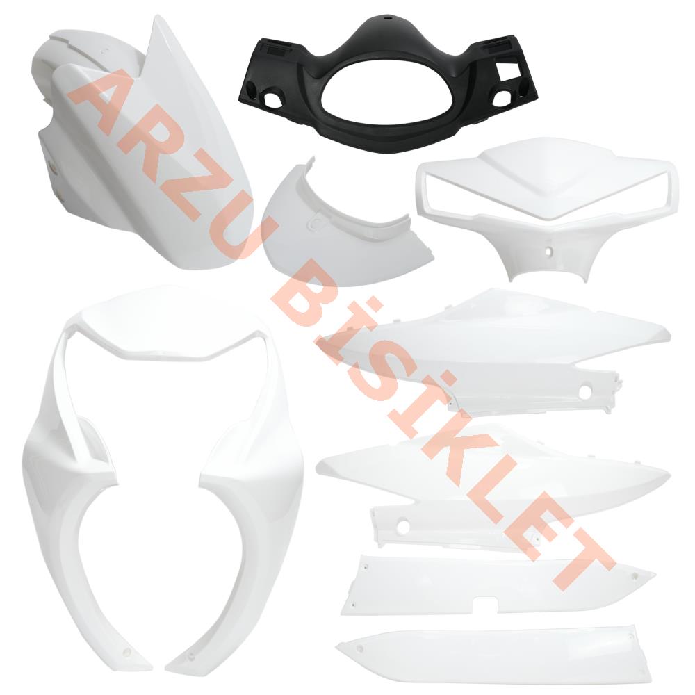 KAPORTA SET [BOYALI AKSAM] [BEYAZ]  SPACE MAX