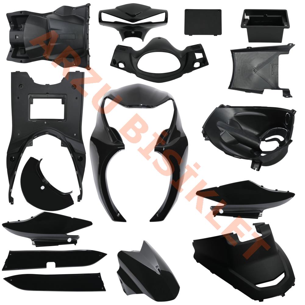 KAPORTA SET [KOMPLE] [SİYAH] SPACE MAX