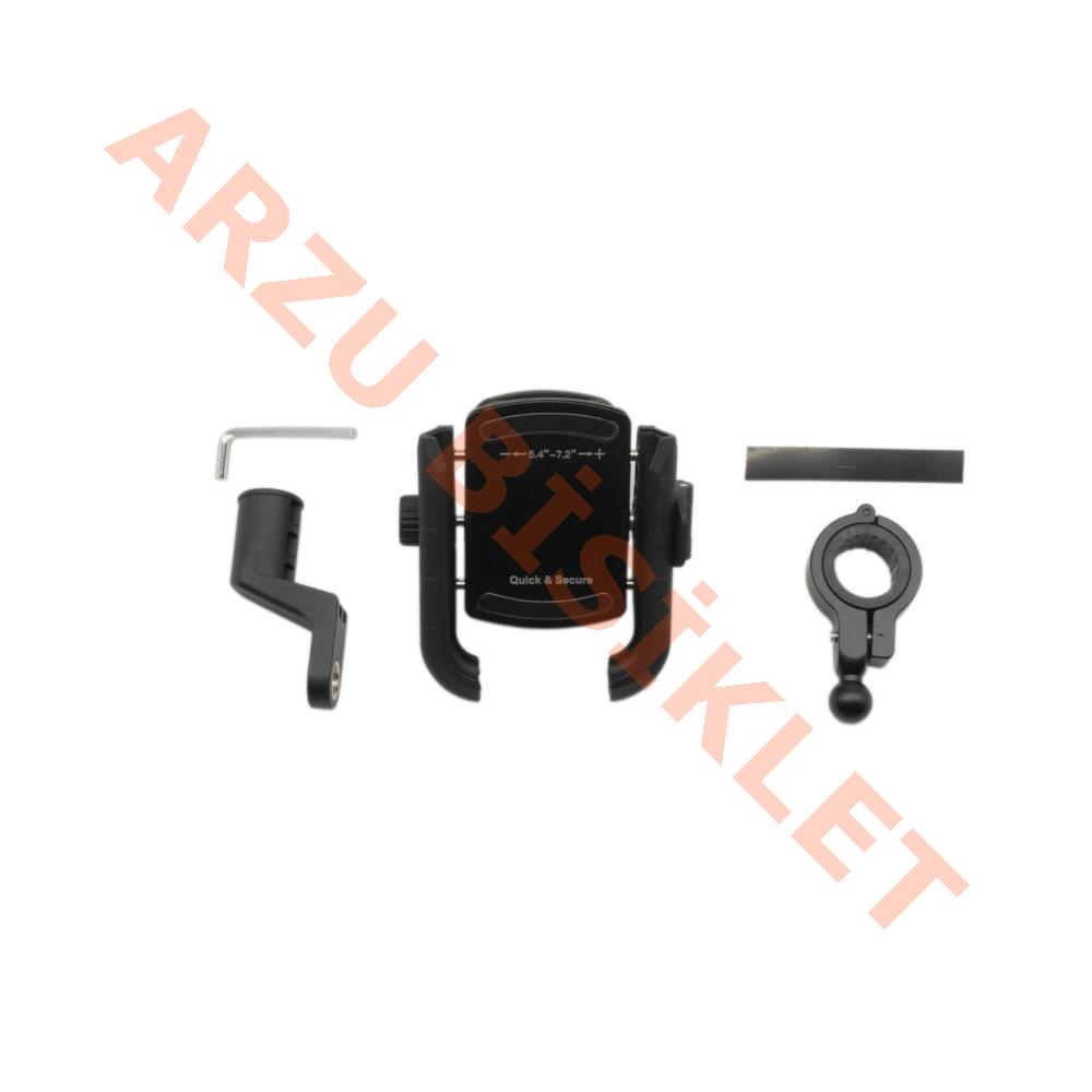 TELEFON TUTUCU TİTREŞİM MODÜLLÜ [GİDON VE AYNA DİBİ BAĞLANTILI] - MOTTO