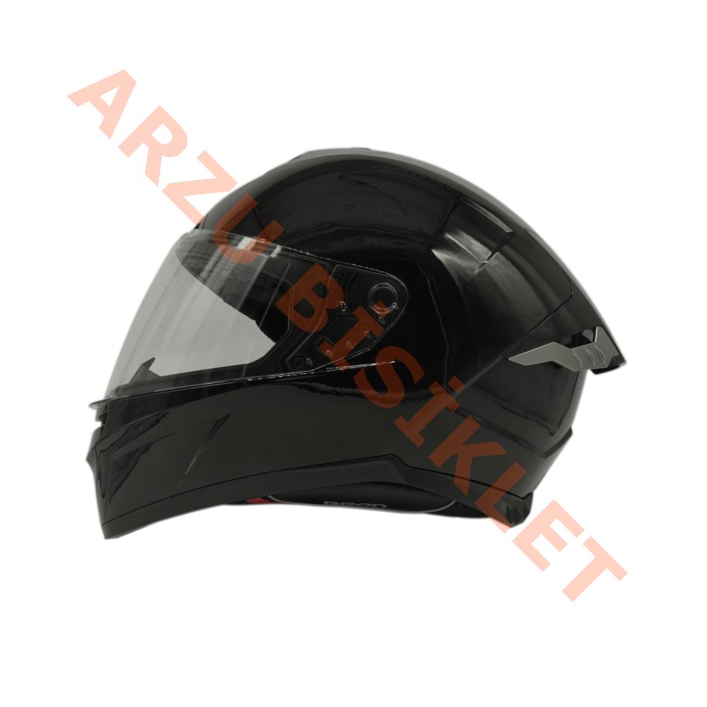 BEON- KAPALI KASK [FULL FACE] [B507] [SİYAH] [XL]