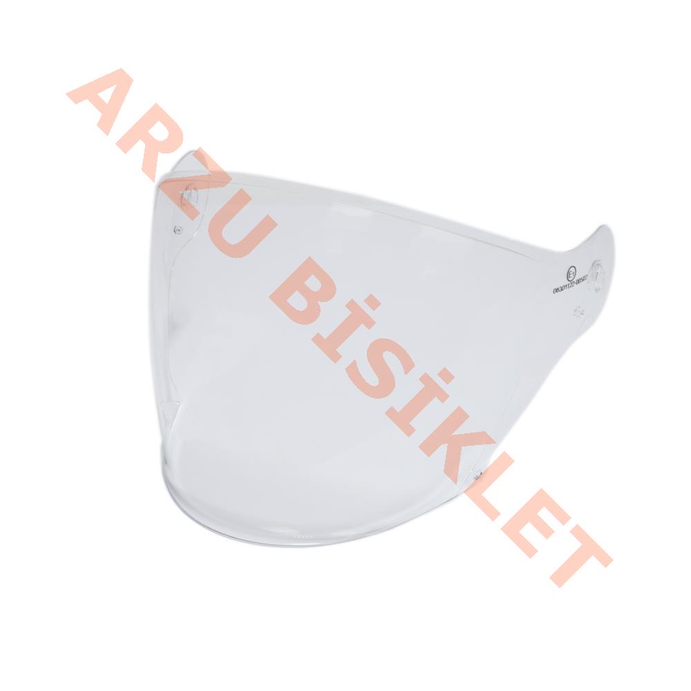 BEON ŞEFFAF ÇENESİZ VİZÖRLÜ YAZLIK KASK CAMI [B203 MODEL]