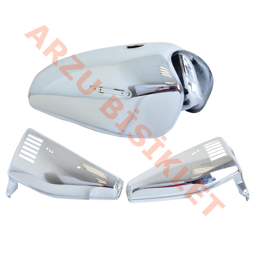 BENZİN DEPOSU VE YAN KAPAKLAR [NİKEL] [TAKIM] CG