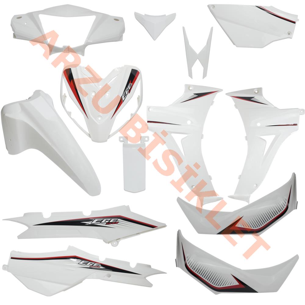 KAPORTA SET [BEYAZ] [BOYALI AKSAM] KUBA EGE