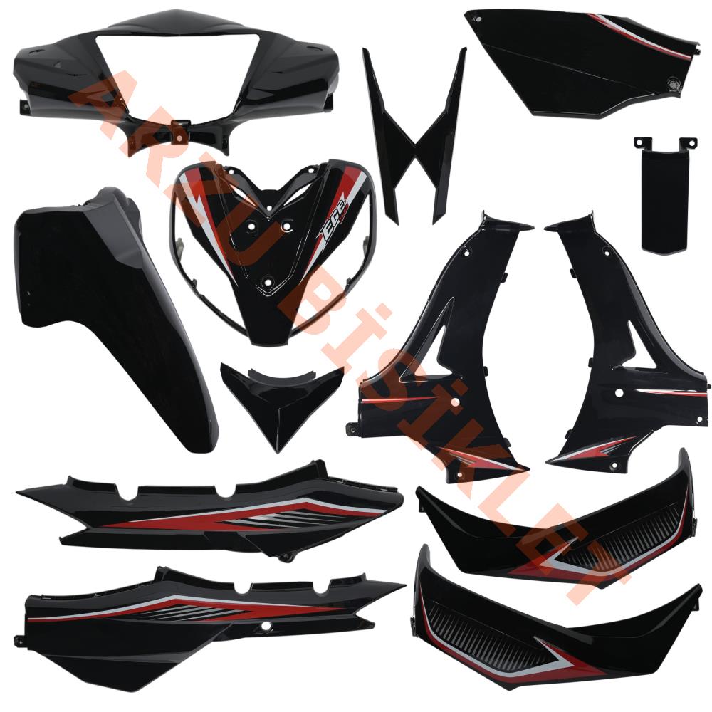 KAPORTA SET [SİYAH] [BOYALI AKSAM] KUBA EGE