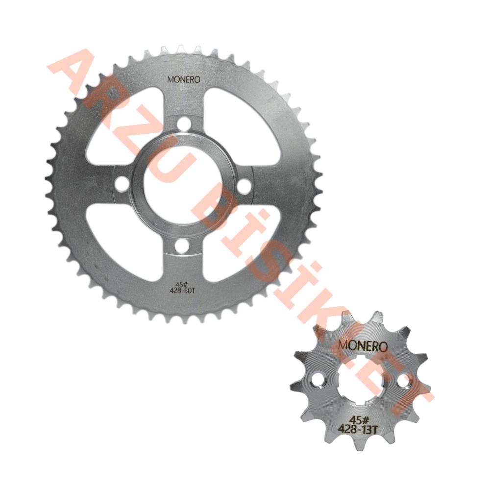 ÖN - ARKA DİŞLİ SET [13T / 50T] - KUBA TK 03
