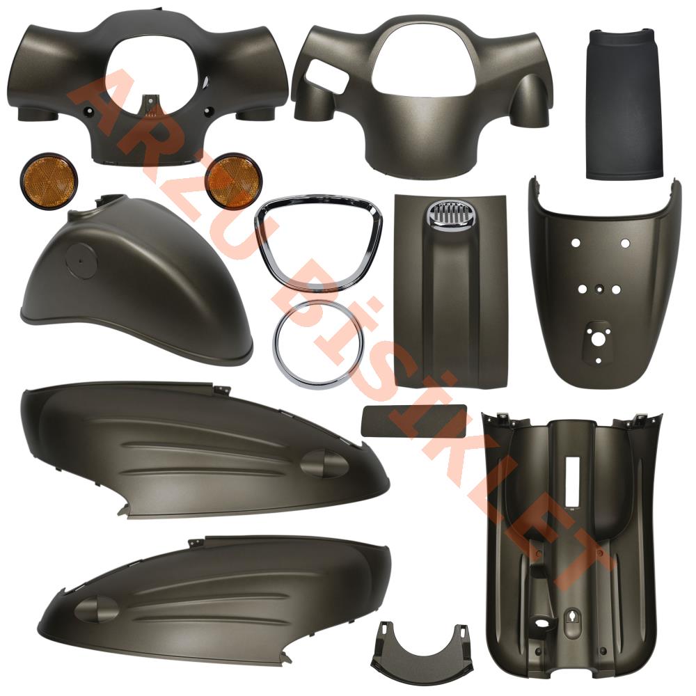 KAPORTA SET [BOYALI AKSAM] [KAHVERENGİ] - MONDIAL TURİSMO