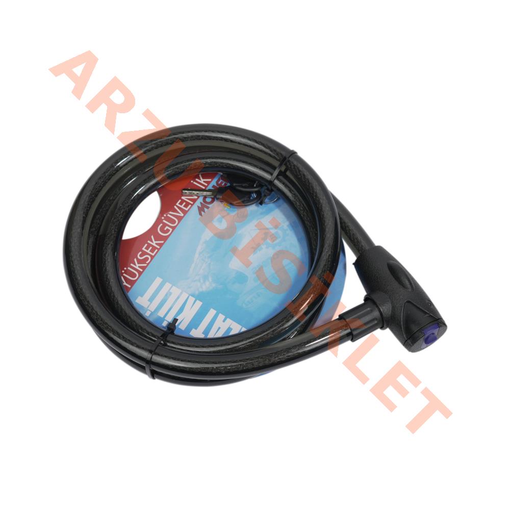 HALAT KİLİT DOLAMALI  20 x 200 CM SİYAH BAŞLIK