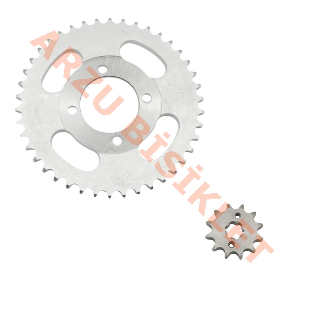 ÖN - ARKA DİŞLİ SET [12T / 42T] - RKS SNIPER
