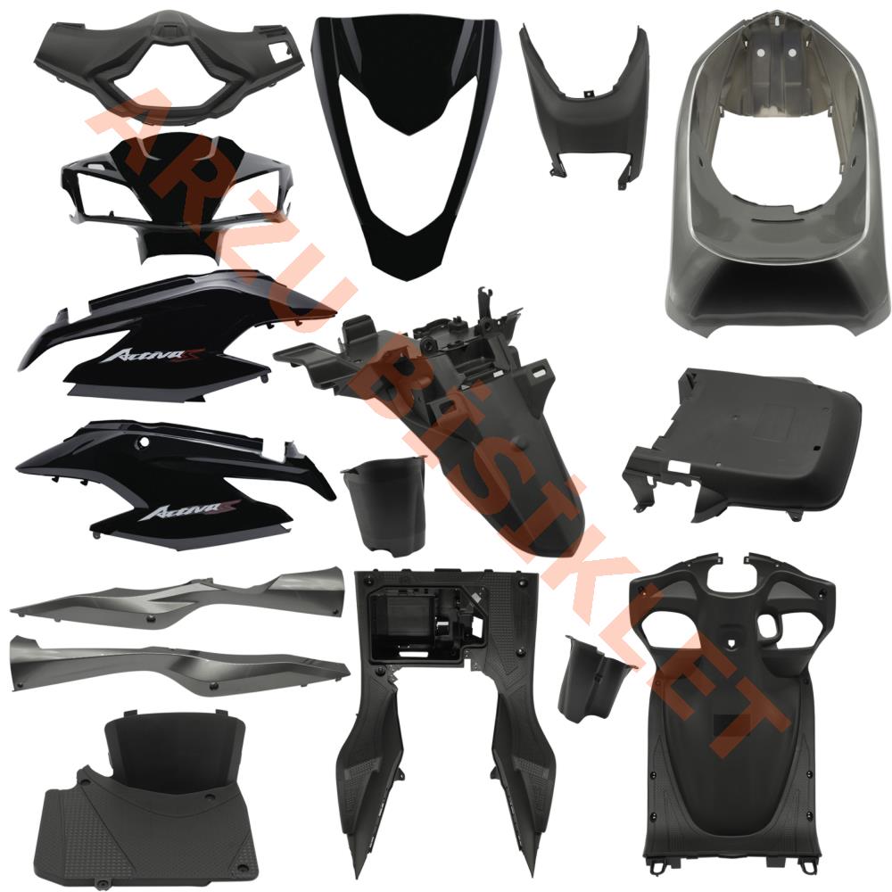 KAPORTA Y. SET ESKİ MODEL [SİYAH] HONDA ACTIVA S