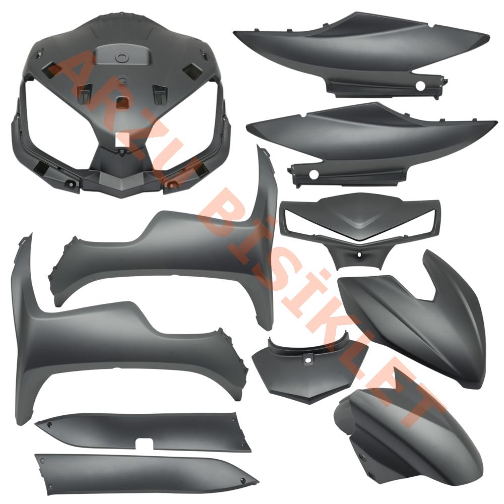 KAPORTA SET [BOYALI AKSAM] [GRİ] - ARORA FREEDOM