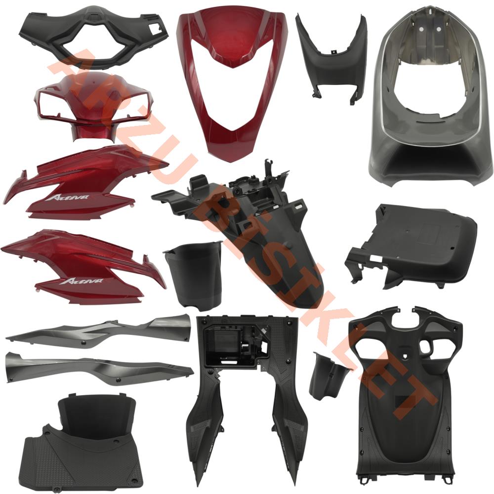 KAPORTA Y. SET [KIRMIZI] [YENİ MODEL] HONDA ACTIVA S