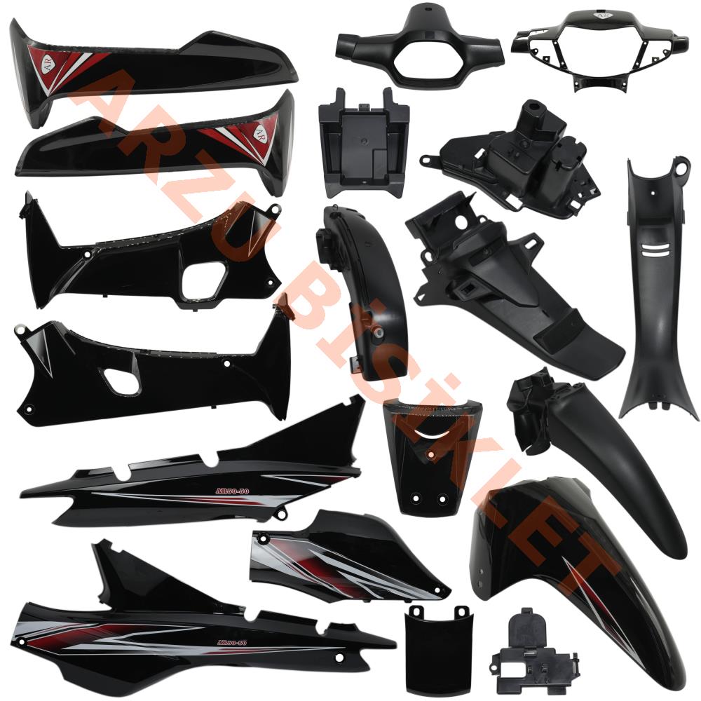 KAPORTA SET [SİYAH] - ARORA KASIRGA