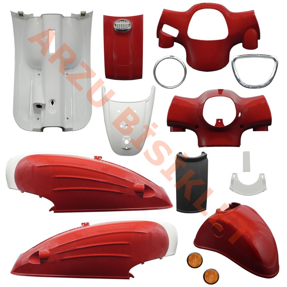 KAPORTA SET [BOYALI AKSAM] [KIRMIZI] - MONDIAL TURİSMO