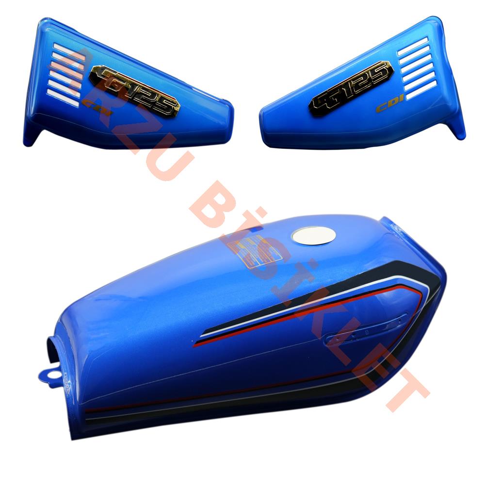 BENZİN DEPOSU VE YAN KAPAKLAR MAVİ [TAKIM] [OEM] CG