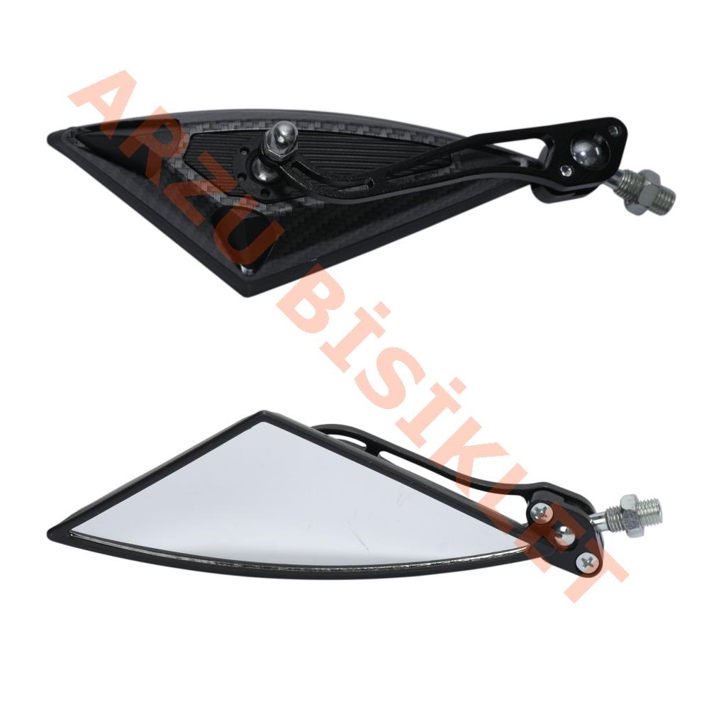 MODİFİYE AYNA 10mm ADAPTÖR 8mm KARBON